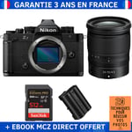 Nikon Zf + Z 24-70mm f/4 S + 1 SanDisk 512GB Extreme PRO UHS-II SDXC 300 MB/s + 1 Nikon EN-EL15C + Ebook '20 Techniques pour Réussir vos Photos' - Appareil Photo Hybride