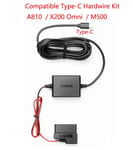 Câble de surveillance de stationnement pour 70mai,kit obd-hardwire,24 heures pour type-c et micro USB A500S,A200,M300,a800s Abarding X200 M500 - Type Type-C