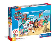 Clementoni Pat'Patrouille-60 pièces-Puzzle Enfant-fabriqué en Italie, 5 Ans et Plus, 26091, No Color