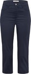 BRAX Women's Style Mary C Ultralight Cotton Pants, Indigo, 34W x 30L