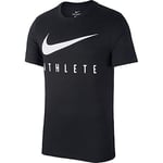 Nike Men Dri-Fit Training T-Shirt - Black/White, Small