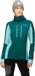 Norrøna Women's Trollveggen Powerstretch Pro Zip Hood Everglade, XS