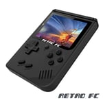 Jeux Classiques-Joueur de Jeu Tetris（Pro Rrteo Fc）-168 Types de Jeux Mini Console de Jeu Portable Rétro Retro Rs-6A-Noir