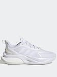 adidas Men's Alphaboost Trainers - White, White, Size 11, Men