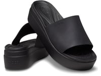 Crocs Women's Brooklyn Slide Sandal, Black, 5 UK