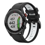 Garmin Approach S62 Klockarmband i silikon, 22mm - Svart, vit