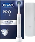 Oral-B Pro 3 Electric Toothbrushes Adults, Mothers Day Gifts For Her / White 