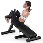 Yhjkvl Weight Bench Folding Sit Up Bench Abdominal Muscle Board Multifunctional Dumbbell Bench 5 Height Adjustable Fitness Gym Workout Benchs