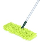 Pine-Sol Telescopic Microfiber Dry/Wet Dust Mopping for Cleaning Hardwood Floors, Tile, Laminate | Swivel Sweeper with Washable Pad and Extendable Metal Handle