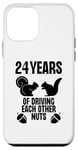 Coque pour iPhone 12 mini 24 ans à se rendre dingues, femme, mari, mariage