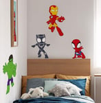 Komar Sticker mural Spidey and His Amazing Friends Power Group - Dimensions : 50 x 70 cm - Marvel - Pour chambre d'enfant, Coloré