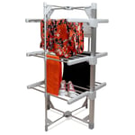 3 Tier Electric Heated Airer Drying Rack Clothes Dryer Fast Drying Rack