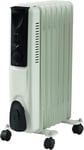 Kingavon 7Fin 1500W 240V Portable Electric Oil Filled Radiator Electric Heater