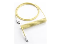 Cablemod Classic - Tastaturkabel - Usb (Hann) Til 24 Pin Usb-C (Hann) - 1.5 M - Rullet Sammen - Lemon Ice (White On Yellow)