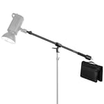 NEEWER Perche pour Trépied 89 à 155cm avec Contrepoids de 1,5kg et Sac de Sable, Vis 1/4" Compatible avec Softbox, Eclairage de Studio, Flash, Parapluie, Ring Light, Charge Maximale 5kg.