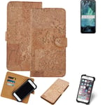 FOR Nokia G11 SMARTPHONE CASE COVER WALLETCASE CORK