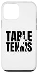 Coque pour iPhone 12 mini Joueur de tennis de table Ping Pong