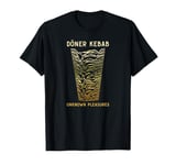 DONER KEBAB UNKNOWN PLEASURES Funny Retro food T-Shirt