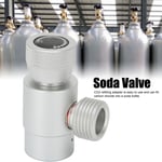 Soda Valve CO2 Refilling Adapter Water Filling Carbonator DIY Soda Accessory