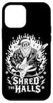 iPhone 12 mini Shred The Halls Christmas Rocker Santa Rock Guitarist Case