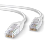 15 m Cat 6 Ethernet-kabel | Höghastighets Ethernet-kabel | Bredbandskabel | Lan-kabel | Nätverkskabel med Rj45-kontakt | Internet