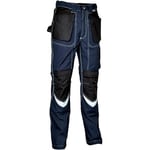 Cofra V174-0-02.Z64 Eindhoven Pantalon, Bleu Marine/Noir, Taille Z64