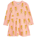 Mini Rodini Winter Flowers Aop Sweat Dress Pink | Rosa | 92/98 cm