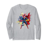 Superman Outrageous Strength Man Of Steel Long Sleeve T-Shirt