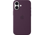 Apple iPhone 16 Silicone Case with MagSafe - Plum