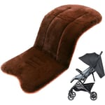 Soft Stroller Seat Pad Faux Sheepskin Car Seat Pad  Baby Pushchair