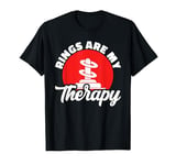 Rings Are My Therapy Outdoor Quoits Traditional Game T-Shirt