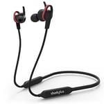 Bluetooth V5.0 écouteurs Dual Dynamic Drivers HIFI Sound IPX5 étanche Neckband Sports Headset avec Mic,Black