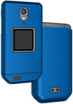 Grid Texture Slim Hard Shell Case Protector Cover for CAT S22 Flip Phone