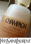 100% AUTHENTIC BEYOND RARE VINTAGE HUGE YSL CHAMPAGNE Foaming BATH&SHOWER GEL