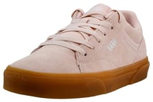 Vans Women's Seldan Sneaker, Translucent Gum Peach Blush, 4 UK