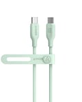 Anker 543 USB C to USB C Cable (240W 3ft), USB 2.0 Bio-Based Charging Cable for MacBook Pro 2020, iPad Pro 2020, iPad Air 4, Samsung Galaxy S21, and More (Natural Green)