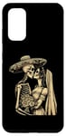 Coque pour Galaxy S20 Day Dead Squelette Mariage Couple Mari Femme Dia de
