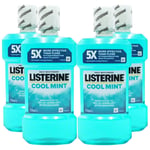 4x Listerine Cool Mint Mouthwash 750 ml