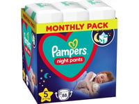 Pampers Pieluchomajtki Pampers Pants Night Monthly Pack S5 (4X22ct) = 88Ct, 81758420Mp