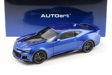 1:18 AUTOart Chevrolet Camaro ZL1 Coupé 2017 Hyper Bleu Métallisé