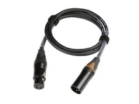 TightAV – XLR-M/F-1 Professional XLR-cable, female-male, 1m (670-90100)