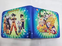 ZHOUBIN Portefeuille Anime Dragon Ball Couleur Courte PU Manga Grande capacite Porte-Monnaie Porte-Cartes pour Carte d'Identité/Cartes de crédit,Poche à Monnaie for Homme Femme