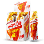 HIGH5 Energy Gels - Quick Release Sports Gels to Power Muscles for Peak Performance - Natural Fruit Juice & Caffeine-Free - On The Go Energy Boost for Running, Cycling and Endurance (Orange, 20 x 40g)