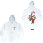 Blink-182 Unisex Zipped Hoodie: Roger Rabbit (Back Print) (Medium)