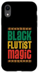 Coque pour iPhone XR Flûtiste noire magique style africain noir fière flûtiste