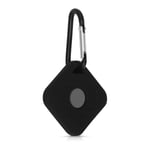 kwmobile Case Compatible with Tile Sport - Silicone Protective Pouch Cover for Key Finder - Black