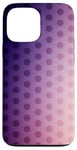 Coque pour iPhone 13 Pro Max Dégradé de couleur violet et rose à pois