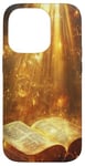 iPhone 14 Pro Catholicism Open Bible Rays Spiritual Divine Case