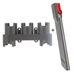 Vacuum Accessory Tool Holder for DYSON V7 SV11 Wall Mount + Crevice Attachment