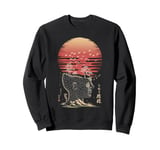 Hangover Human Tree - Japanese Style Funny Graphic Sweatshirt